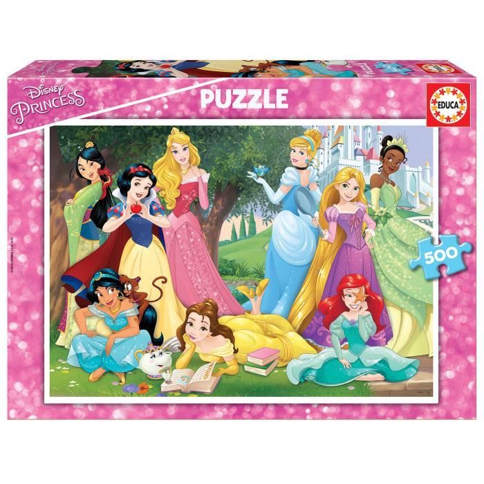 Puzzle Disney Princesses 500 pièces Marque Educa Thème Dessins animés et BD