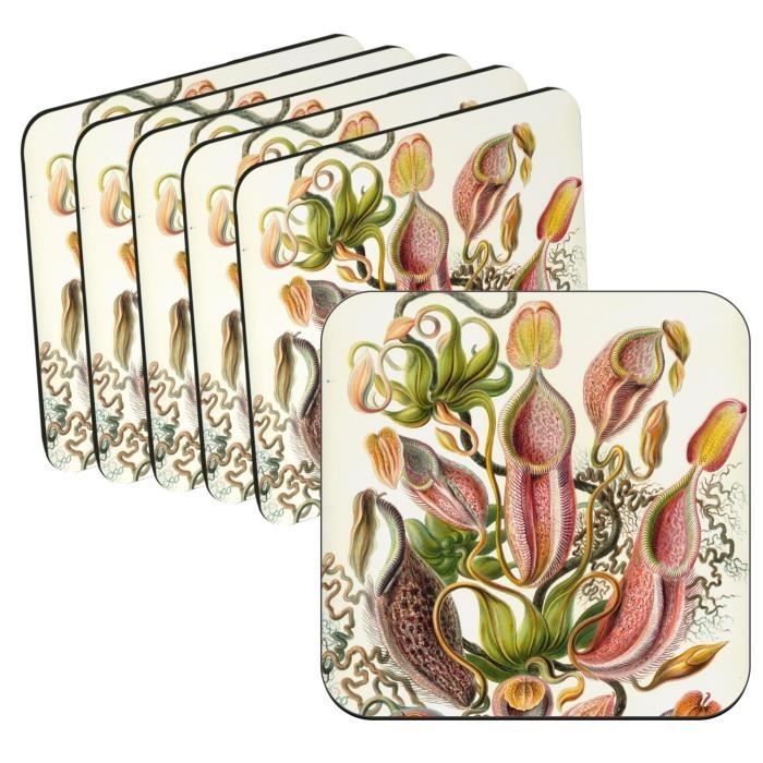 Relaxdays Dessous De Verre, Lot De 16, Sous-Verres Ronds, 10 Cm, Pour Verres Et Tasses, En Liège, Sous-Tasse, Nature