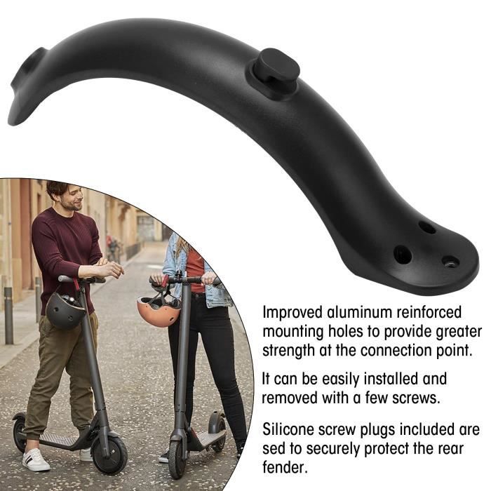 Garde-Boue Arrière Pour Trottinette Xiaomi M365 / Pro 2 - Avec Support Plaque - Protection Éclaboussures