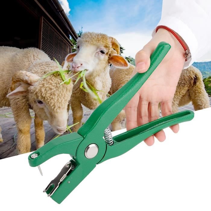 Pince à Étiquettes D'Oreille Pour Bétail - Alliage Solide - Pour Vaches, Moutons, Chèvres - Avec Ressort Renforcé