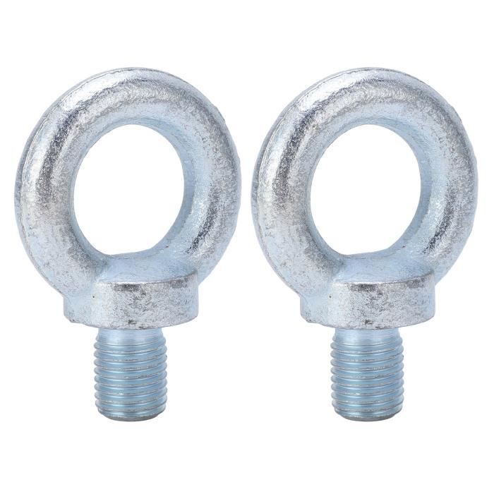 6 Pièces Boulons à Oeil M8 X 80 Mm Vis à Anneau M8 Avec Filetage Metrique En Acier Inoxydable Pour Fixation Et Suspension 97860404