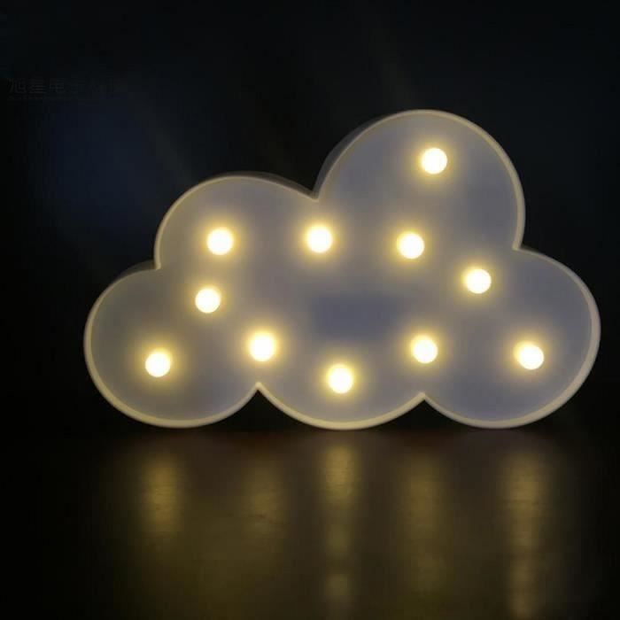 Lampe Veilleuse Nuage Led Blanc Bebe Enfant Guizmax Cdiscount Puericulture Eveil Bebe
