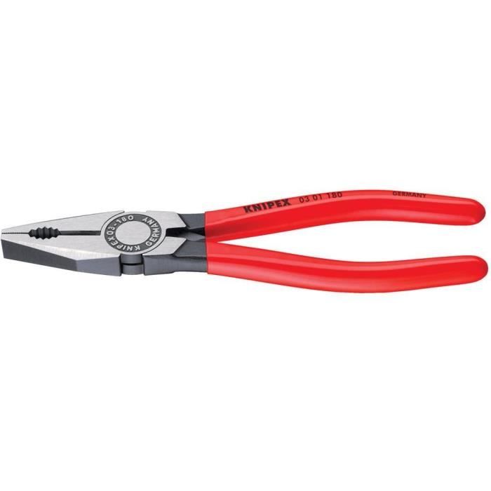 Pince universelle - KNIPEX - 140mm - Acier - Rouge