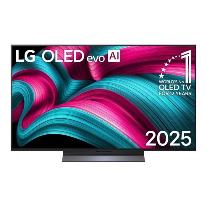 LG OLED evo OLED48C56LB 48 (121 cm) UHD 4K - α9 AI Gen8 Dolby Vision HDMI 2.1 144Hz VRR WebOS 25 40W