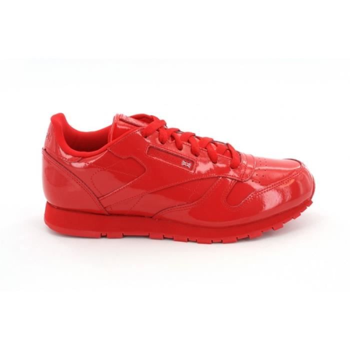 reebok classic leather femme rouge