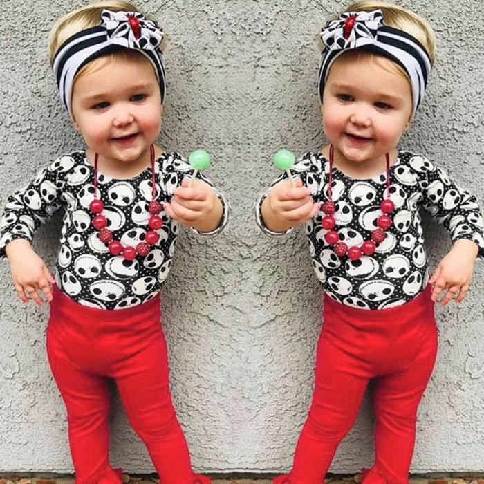 Nourrisson Bebe Nouveau Ne Filles Crane Romper Jumpsuit Pantalons Costumes D Halloween Rouge Nt 8 Rouge Rouge Cdiscount Pret A Porter