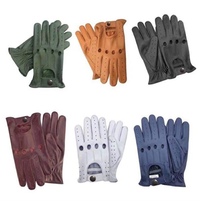 Equestrian équitation gants femme en cuir véritable noir de haute qualité