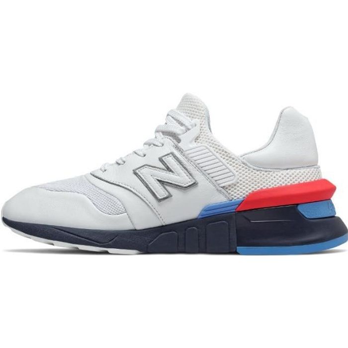 Basket New Balance 997 - Ref. MS997-HE - Homme - Blanc - Cuir - Lacets