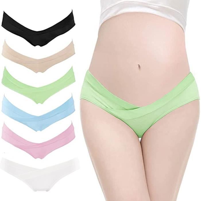 Maternité Culotte Sous-vêtements Femmes Enceinte Grossesse Taille basse  Culotte Coton