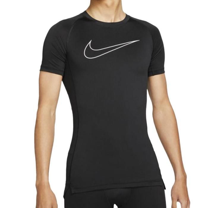 NIKE T Shirt Pro Drifit Noir Homme Adulte Noir Cdiscount Pret a Porter