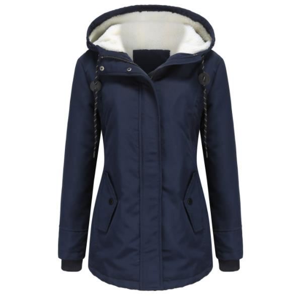 Parka Femme Longue Hiver - Doudoune élégante Oversize Avec Capuche, Chaud, Pour Automne/hiver