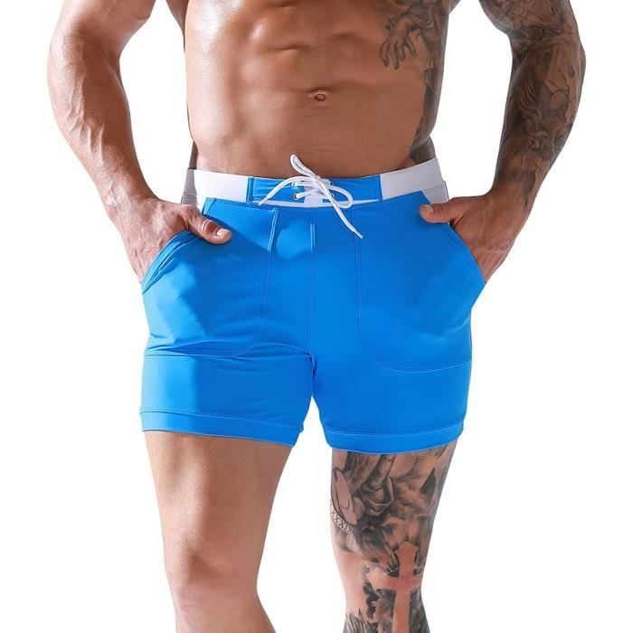 Short de Bain Homme - Marque - Trunks Boxer Shorts Pantalon Court