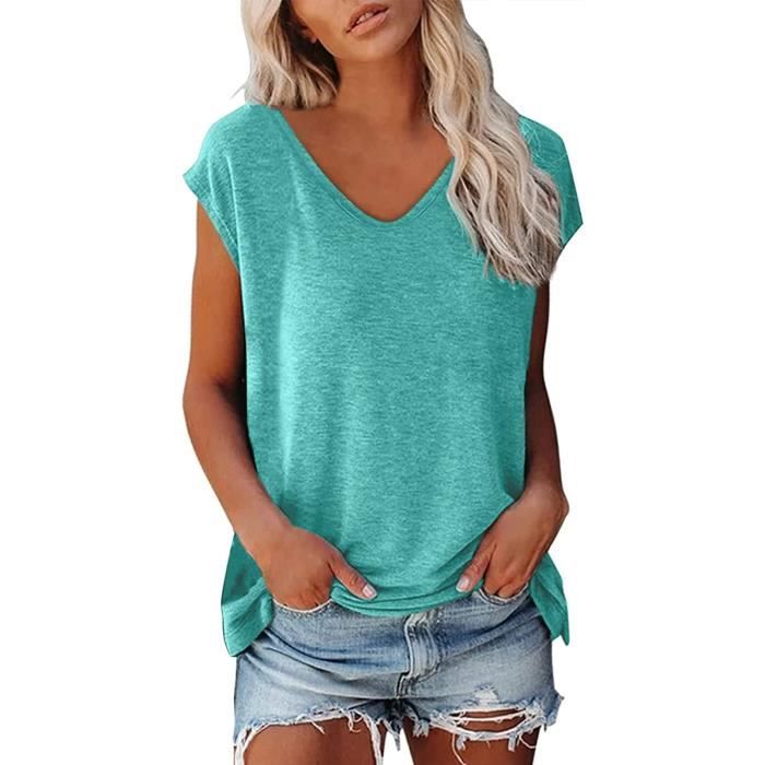 Coastal Palm - Chemise manches courtes pour Femme