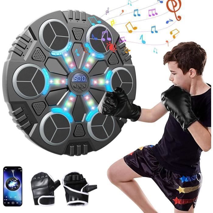 Machine De Boxe Musicale Avec Bluetooth - Suivi Des Scores, 9 Modes, Réglable En Hauteur, Pour Fitness Et Défoulement à Domicile