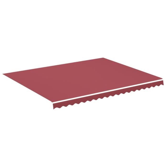 IMUNKT - Tissu De Remplacement Pour Store Banne Ou Auvent Rétractable - Dimensions 4.5x3m (15x10ft) - Polyester Résistant UV Et Imperméable - Bleu Marine