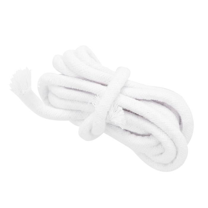 Mèche De Bougie En Coton Tressé 4mm Avec 2 Supports - Bobine 10m Pour Fabrication De Bougies DIY Et Lampes à Huile