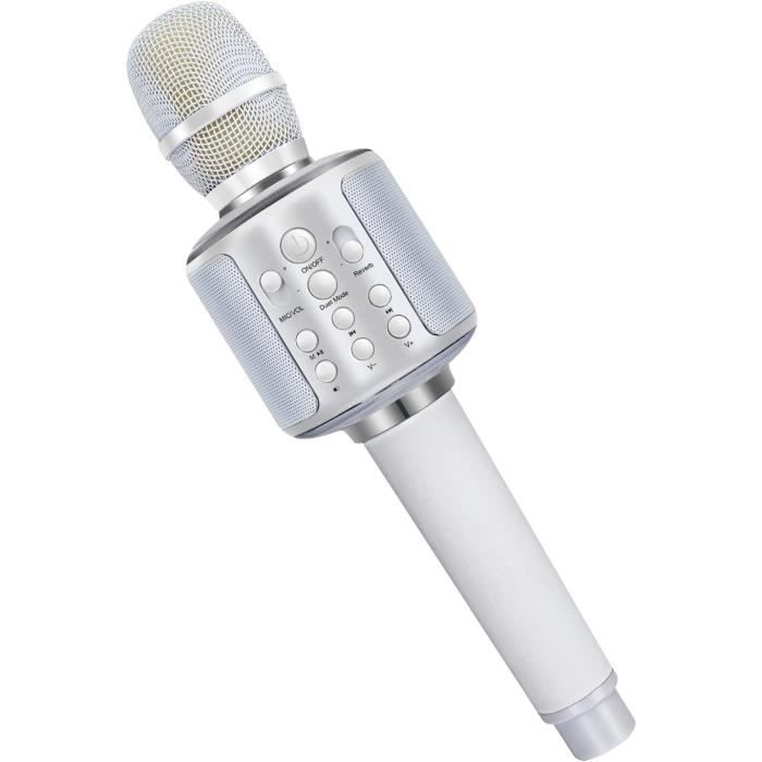 Microphone de karaoké sans fil portatif, Bluetooth... – Grandado
