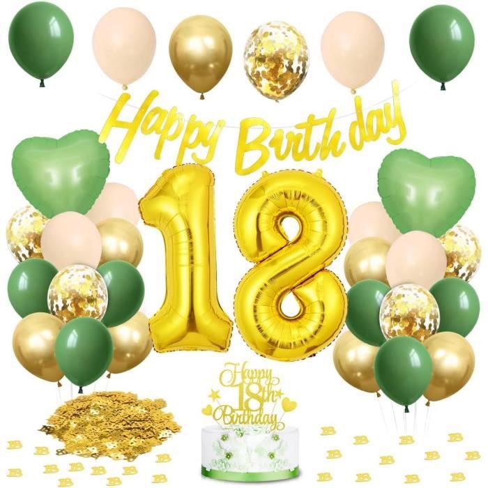 POPOYU Le Grand Bannière Deco Joyeux 18 Ans Anniversaire Fille Garcon,Noir Or Decoration Anniversaire 18 Ans Homme,Fournitures De Fête Anniversaire 18 Anniversaire Banderole Bannière(90x180cm