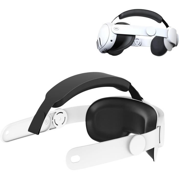 Sangle Tête Réglable PS VR2 Haoyull - Confort ABS/Silicone - Répartition Poids Casque VR