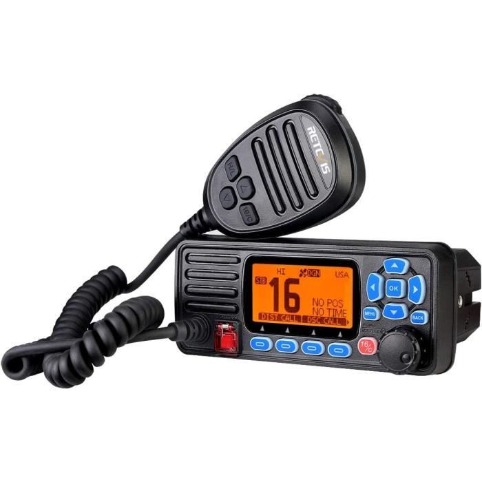 Émetteur VHF Marin JOPIX 3300M Avec DSC - 55 Canaux, IP67, 25W - Homologué