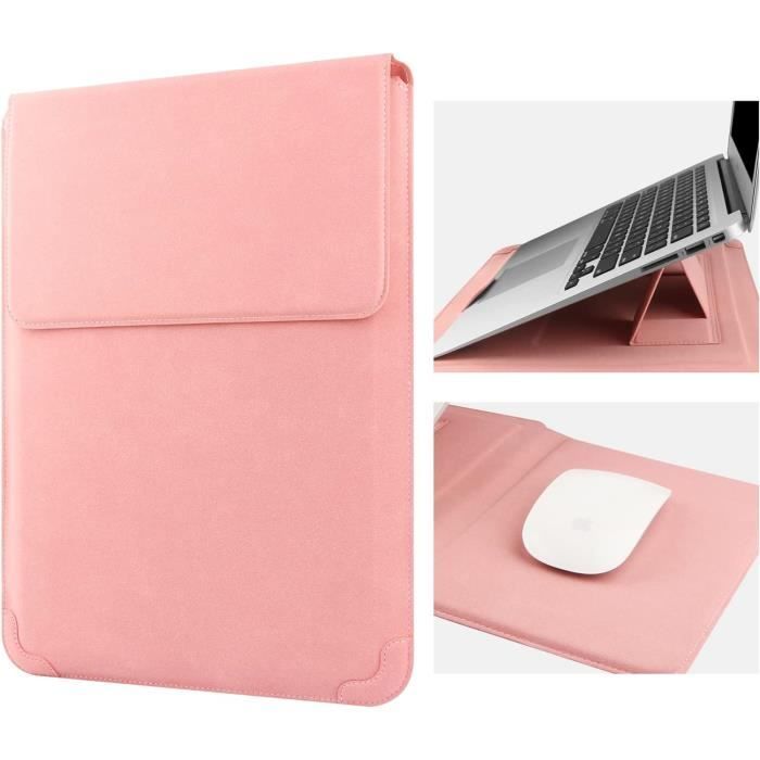 Kit 4 En 1 Accessories Ordinateur Portable - Etui En PU Cuir Pour Votre Macbook Air 13 3 Pouce A1369 A1466 Or Rose