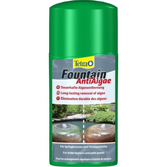 Tetra Anti-Algues Pour Étangs Et Fontaines - 250 Ml | Traitement Sécurisé Pour Poissons Et Plantes