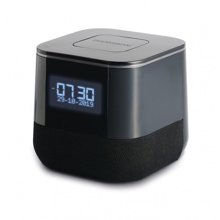 Radio Réveil DAB+ THOMSON CR80DAB Double alarme Chargeur USB Luminosité réglable