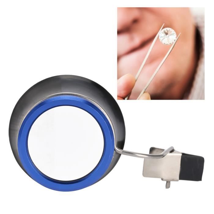 Loupe D'horloger 20x à Clipser Sur Lunettes - Pour Bijoutiers Et Bricoleurs