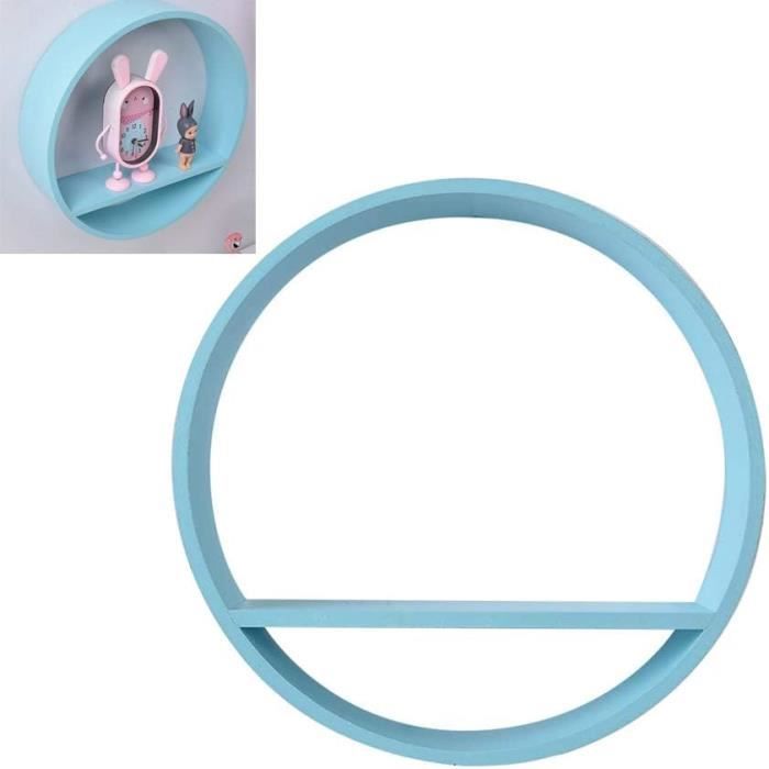 Rond Étagère Murale Bois Étagère Suspendue Étagère Murale Ovale Pour ...