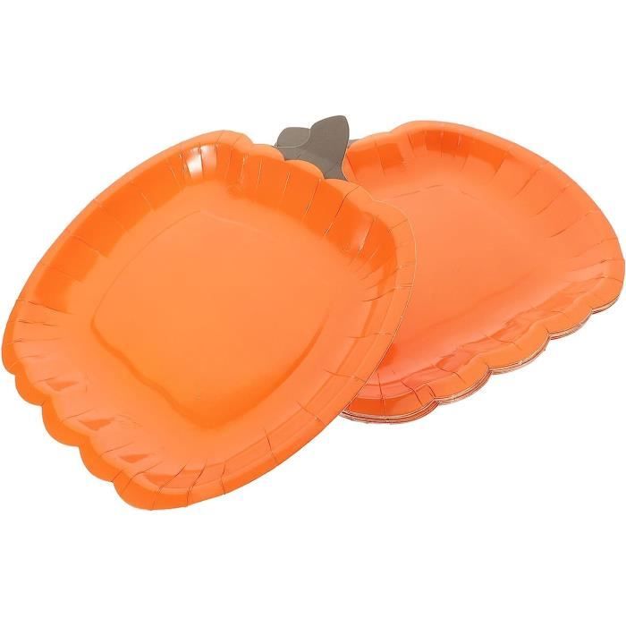 6 Assiettes Tête De Mort 23 Cm