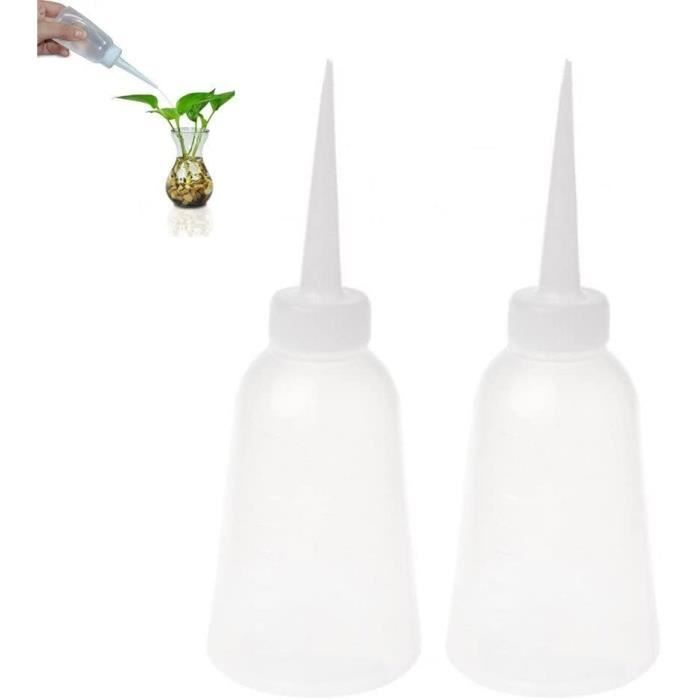 Arrosoirs Souples 250 Ml – Lot De 3 – Bec Long Et étroit – Pour Petites Plantes, Succulentes – Plastique Souple – Facile à Doser