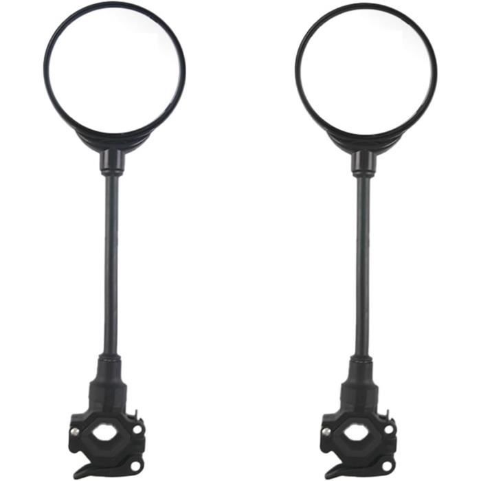 Rétroviseur De Guidon Vélo – Rotatif 360°, Miroir Convexe Réglable – Sécurité
