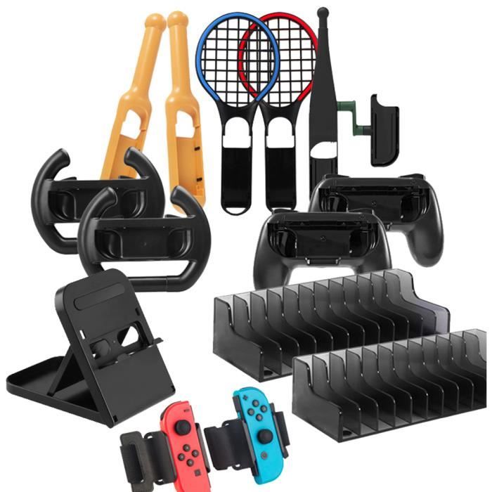 Pack d'Accessoires pour Switch Sport Jeux, Compatible avec
