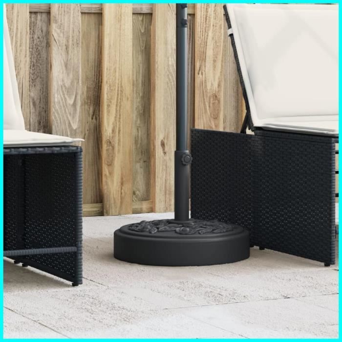 DXBK Base de parasol pour mâts Ø38 / 48 mm 25 kg rond 4007972