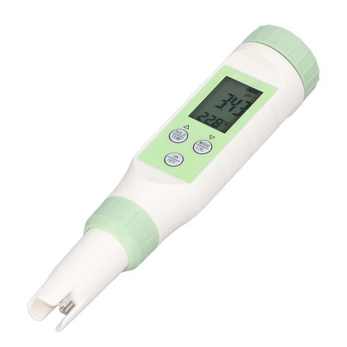 Testeur D'Eau 3-en-1 PH, TDS, EC Et Température - Numérique LCD - Pour Aquarium, Piscine, Eau Potable, Hydroponie - Précision Professionnelle