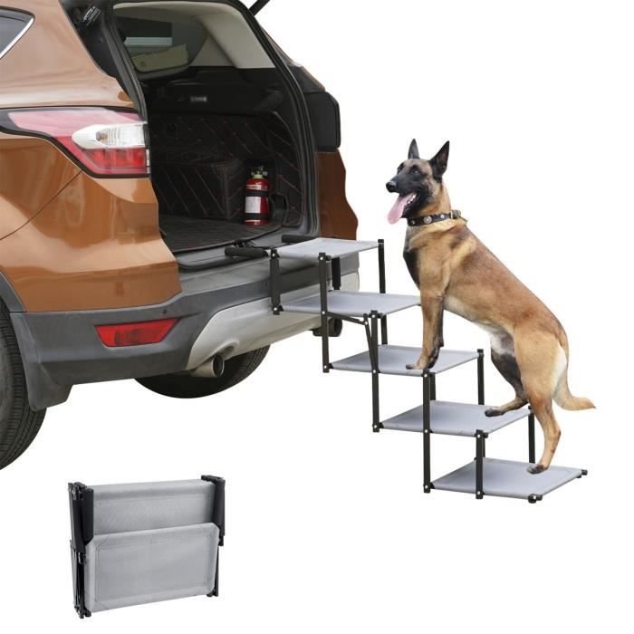 Rampe Pliable Pour Chien - Escalier Pour Canapé, Lit, Voiture, Antidérapant, Capacité 50 Kg