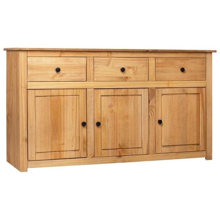 vidaXL Buffet 135x40x80 cm Pin solide Assortiment Panama 282703