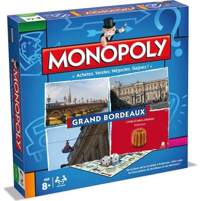 Monopoly Bordeaux - Jeu de société - Version française