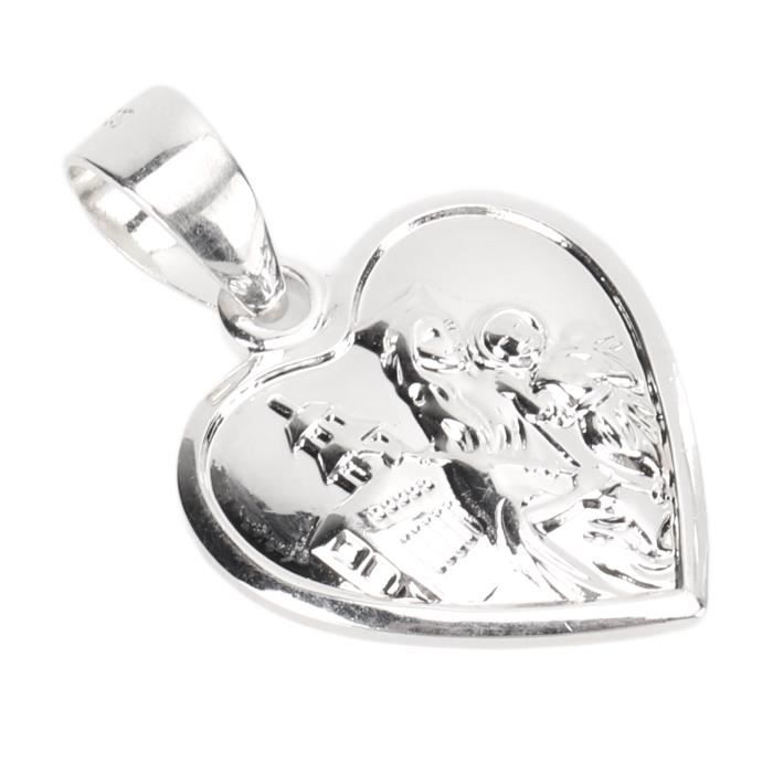 Pendentif Vierge Marie En Argent Sterling 925, Neuf Avec étiquettes, Style Monogramme
