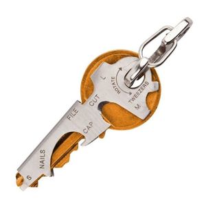 Porte-clés Multifonction 6 En 1 - Outils Intégrés : Tournevis, Couteau, Ouvre-bouteille, Lampe LED - 3