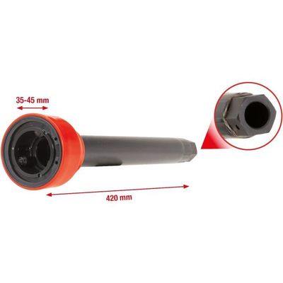 Clé Pour Rotule Axiale KS Tools - Extracteur Universel - Pour Profils Carrés, Ronds - Acier Spécial