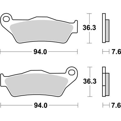 Maitre Cylindre Frein Avant Moto Plaquettes De Frein Avant Brembo SA Pour KTM 1190 Adventure 2015-2016 - Garniture Sinter Fritte Plaquette De Frein Arriere