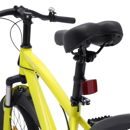 Vélo BMX Enfant 24/26 Pouces Avec 2 Piquets - Cadre Acier Réglable, Durable, 1 Vitesse, Neuf En Boîte