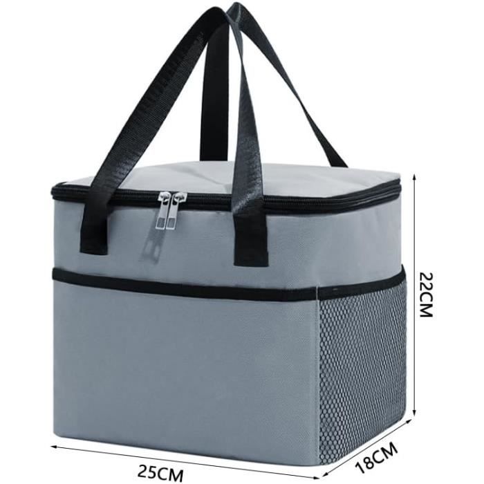 Sac Isotherme Repas Épaissi 6.4L, Sac Lunch Isotherme, Sac Lunch