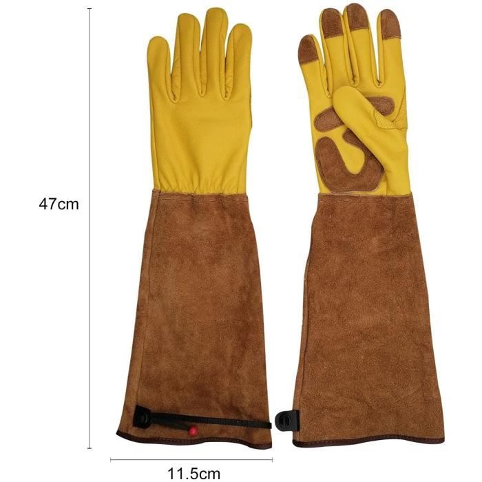 Gants de Travail Resistant Gant Anti CoupureGant de Travail  ProfessionelsGant de Jardinage Homme Fem