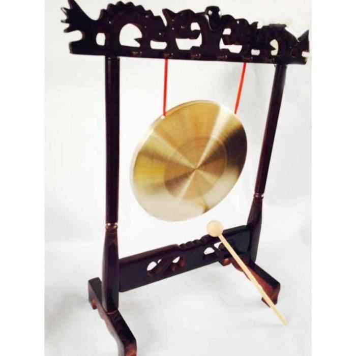 Gong tibetain Percussion Gong geant 1 Ensemble d'instruments en Laiton  Traditionnels Chinois en cuivre avec Support et maillet[78] - Cdiscount  Instruments de musique