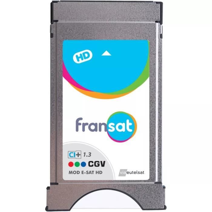 Module CI+ HD+ Avec Carte Smart Incluse – 6 Mois D'abonnement HD+ Gratuit, Neuf Sous Blister
