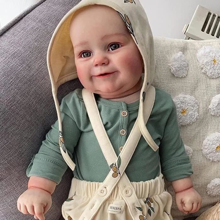 Poupée Bébé Reborn 60cm (24 Pouces) Fille Nouveau-né En Vinyle Et Coton - Prénom Zcx006 Par HUYRP