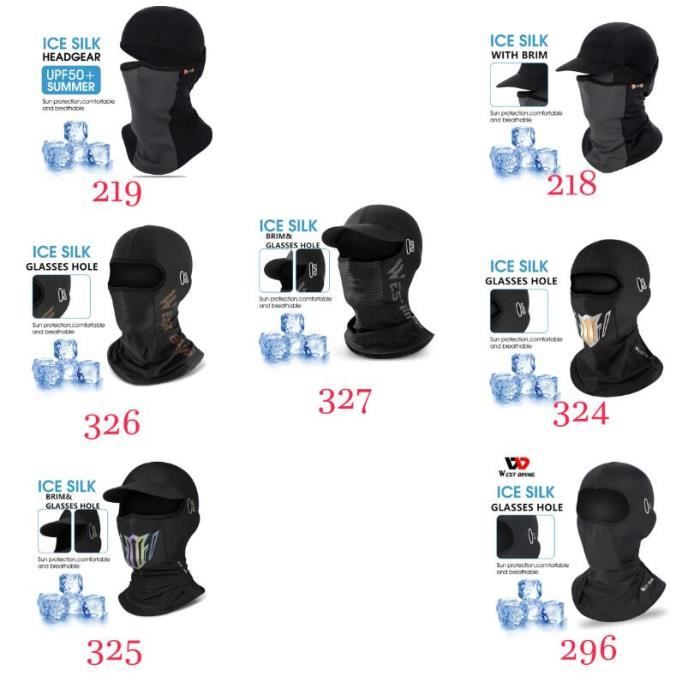 2 Cagoules Tour De Cou Microfibre - Anti-Vent, Anti-UV, Anti-Poussière - Pour Sport Outdoor (Randonnée, Vélo, Moto)