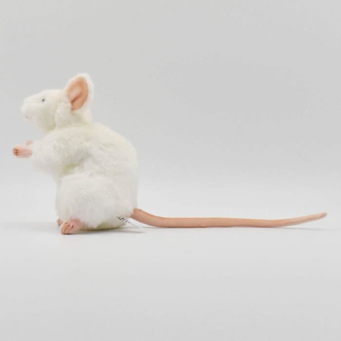 Peluche Souris Blanche 15cmH HANSA Peluche Plush Blanc Interieur 3 ans Cdiscount Jeux Jouets